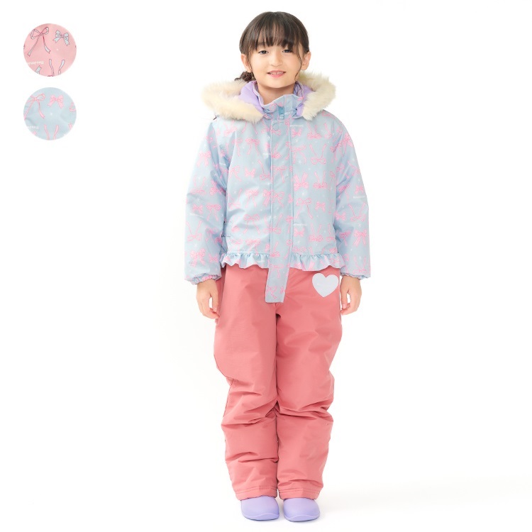 チェリー柄切替スノーコンビ スノー｜子供服・ベビー服の通販はこども