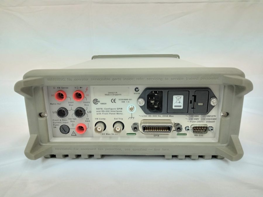 KEYSIGHT／キーサイト 34401A デジタルマルチメータ | 中古計測器の