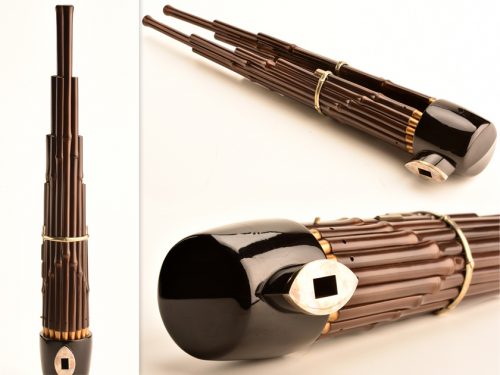 ヤフオク 【流】時代和楽器 煤竹造銀金具笙 鳳笙 箱付 出品中 - 香川県