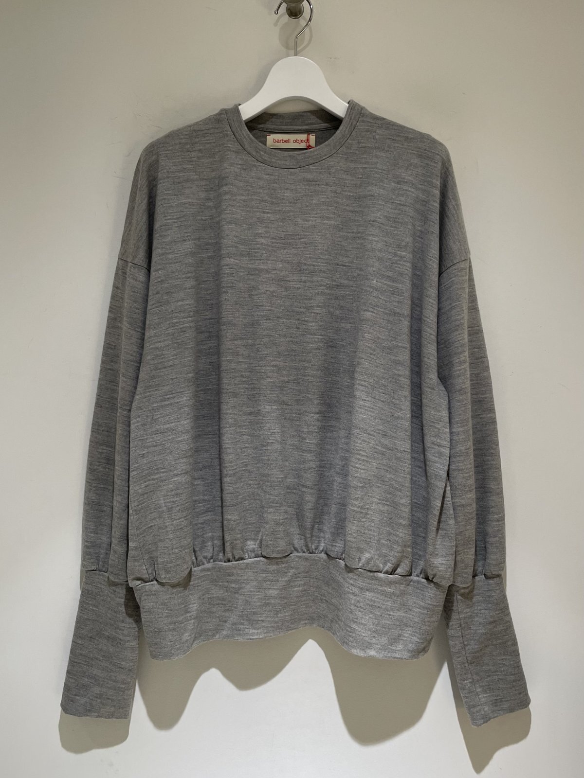 barbell object（バーベルオブジェクト） wool ls top（ウールロング
