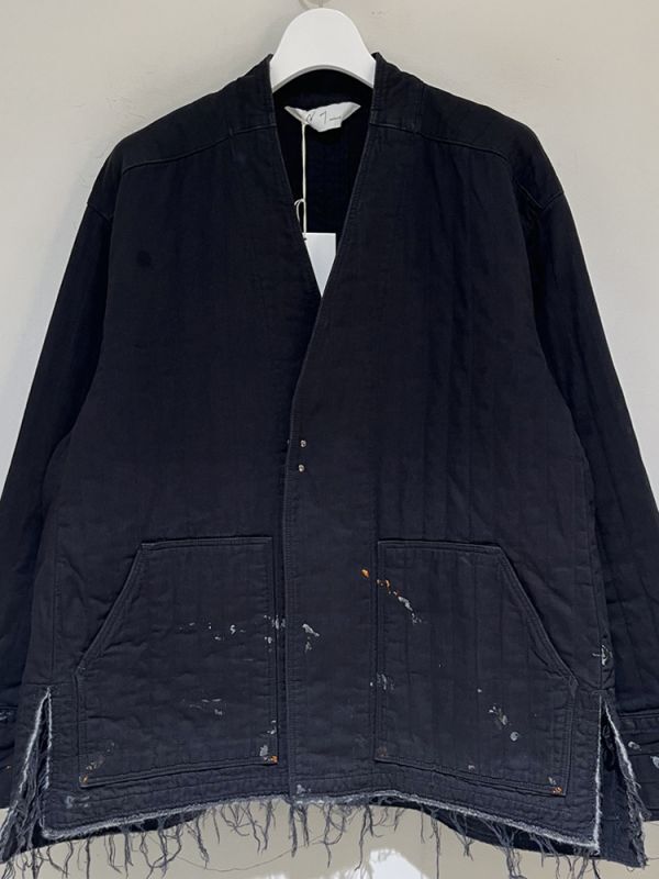 ANCELLM（アンセルム） Padded Quilting Collarless Jacket（パデッド