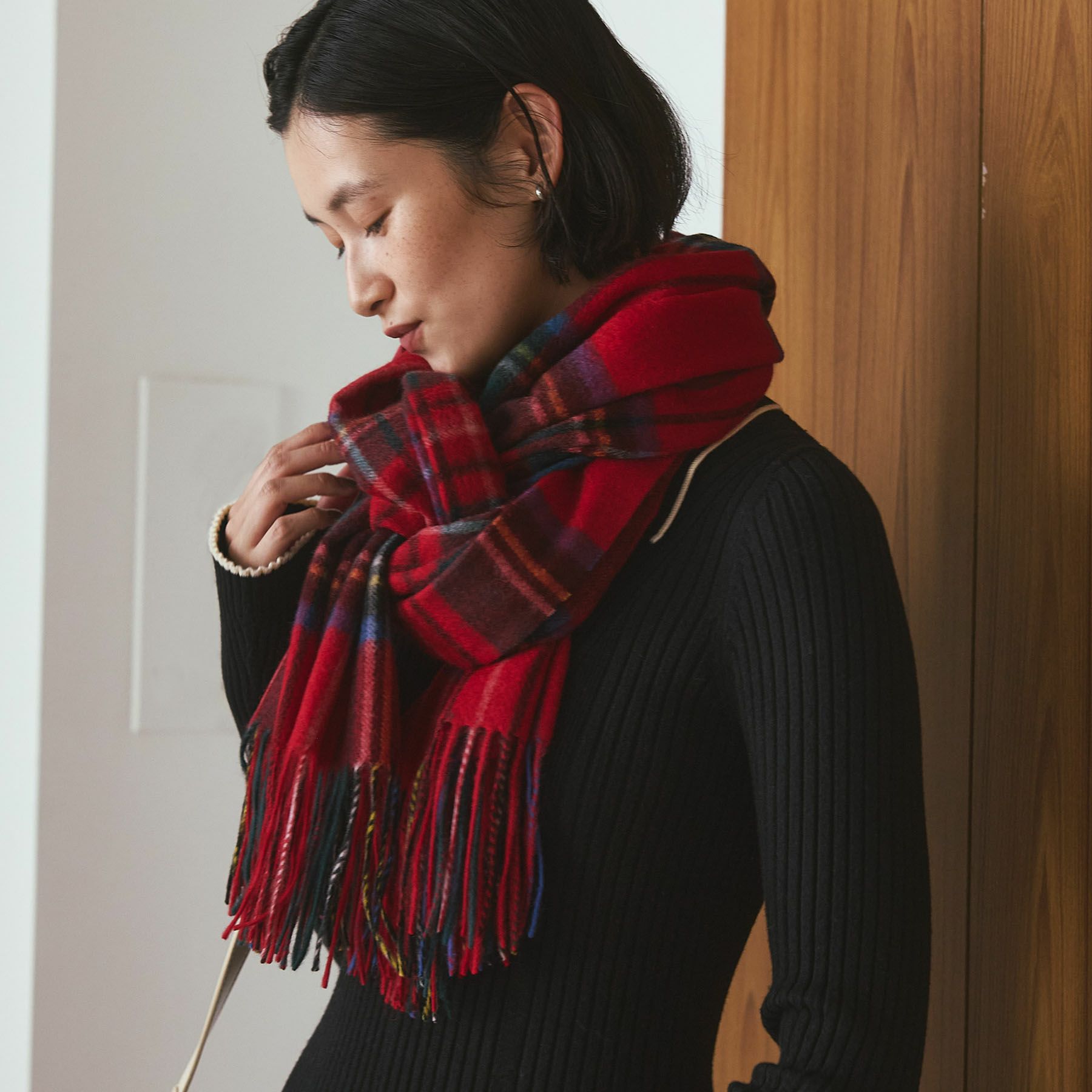 極美品 Burberry バーバリー ストール カシミヤ ノバチェック マフラー