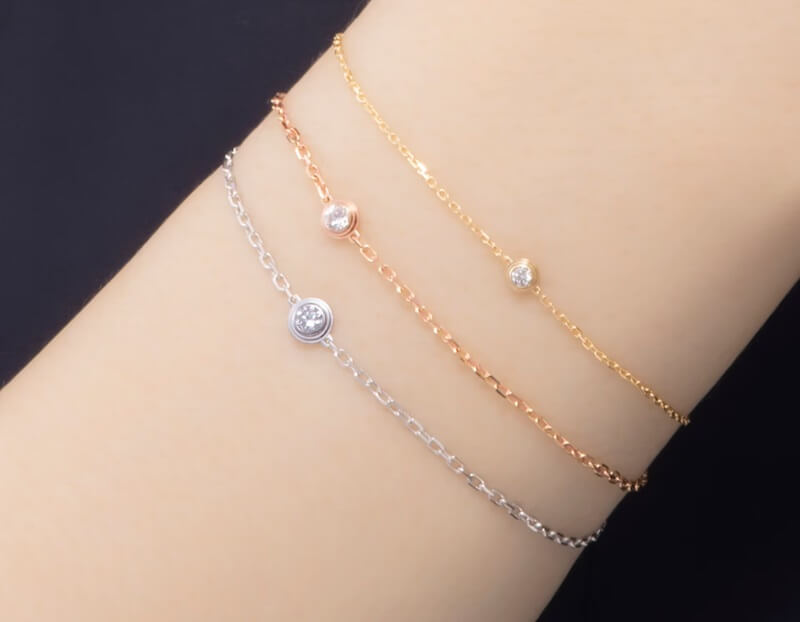 比較】カルティエ ダムールブレスレットはスモールがおすすめ！サイズ