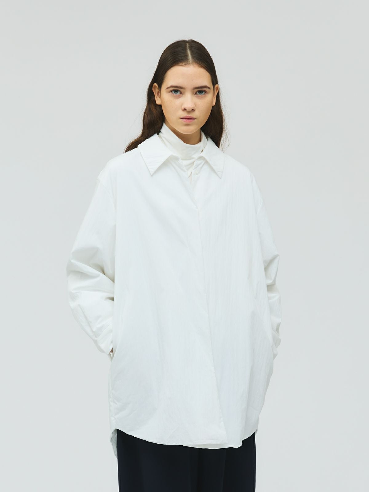 mizuiro ind ワイドパディングシャツジャケット｜ MARcourt ONLINE