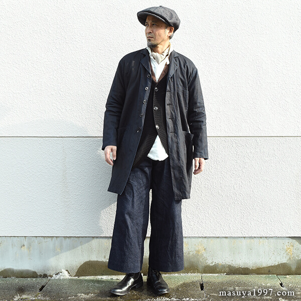 DjangoAtour “DA maquignon indigolinen coat” | MASUYA