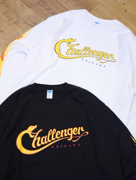 CHALLENGER 「L/S SNAKING LOGO TEE」 プリント ロングスリーブティー