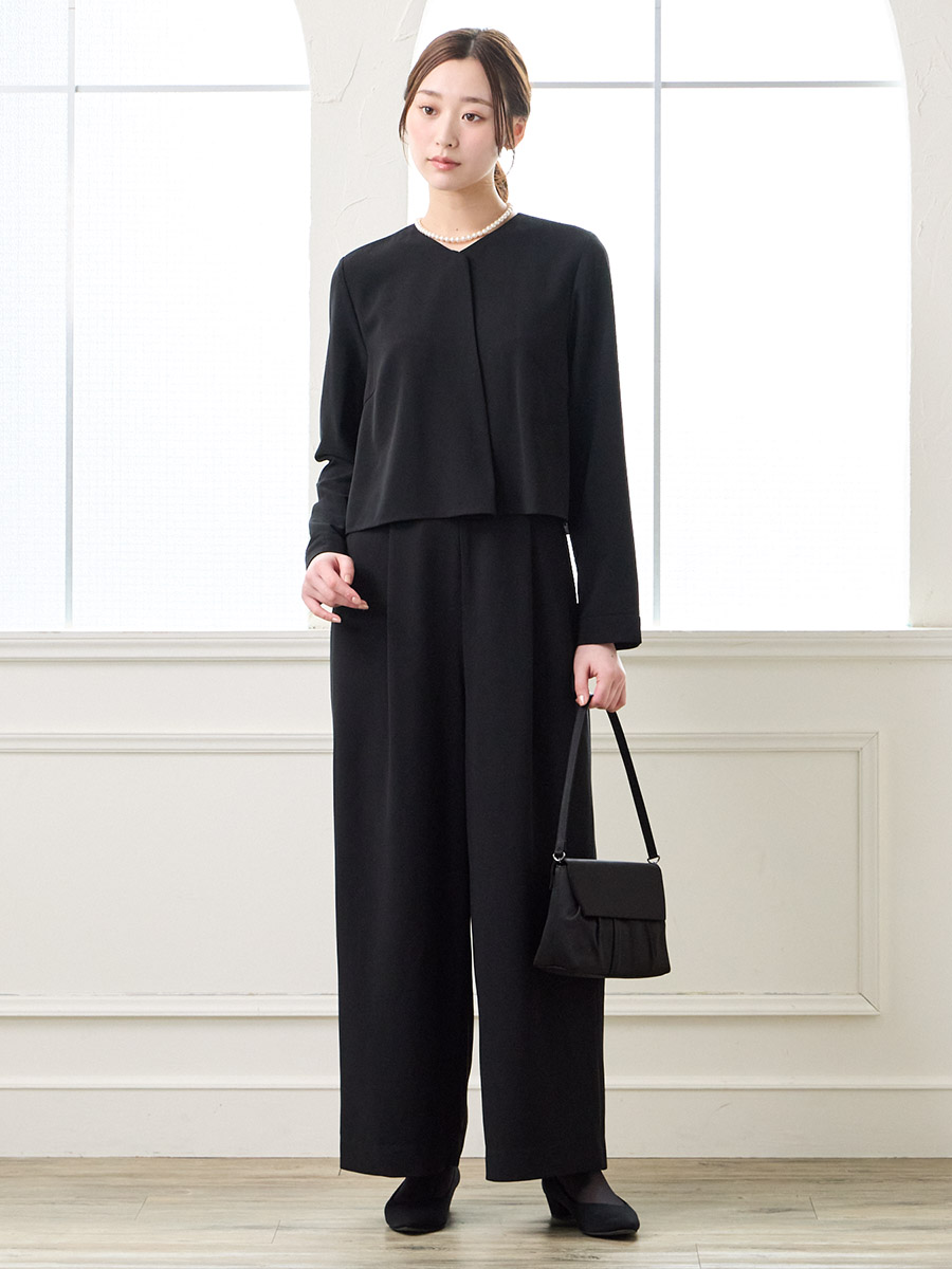喪服・礼服】【WEB限定】パンツタイプブラックフォーマル