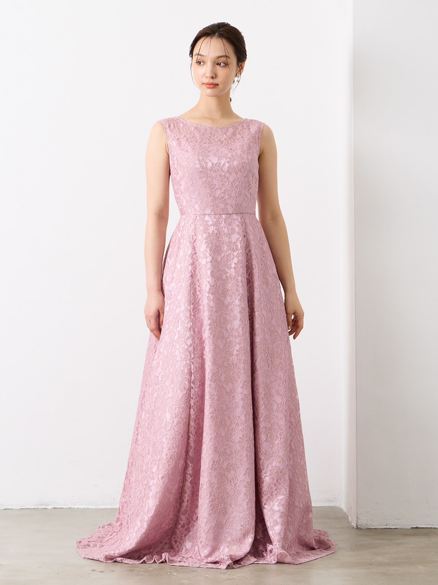 ラメレースロングドレス(M ラベンダー): AIMER | エメ ｜ミマツ