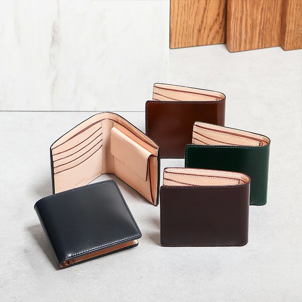 チマブエ Aniline Cordovan アニリンコードバン 二つ折り財布 15193