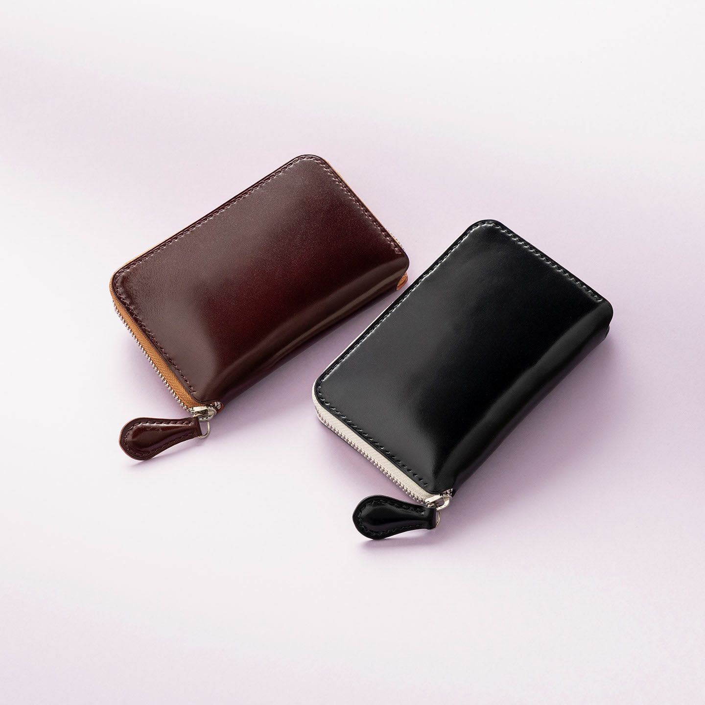 オイルグレージングコードバン ミドルラウンドジップウォレット | 大人