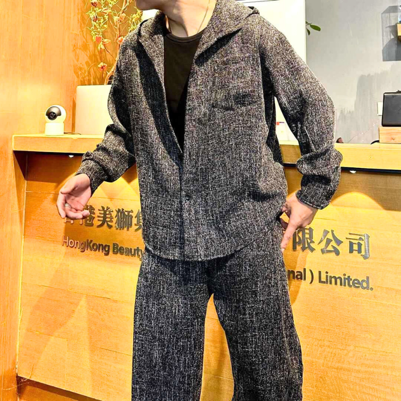 30代メンズ必見】ウール調セットアップ｜秋冬を彩る上品ストリート