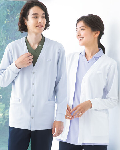 KAZEN KZN205 カーディガン（男女兼用） 5740円｜医療白衣のメディコレ！