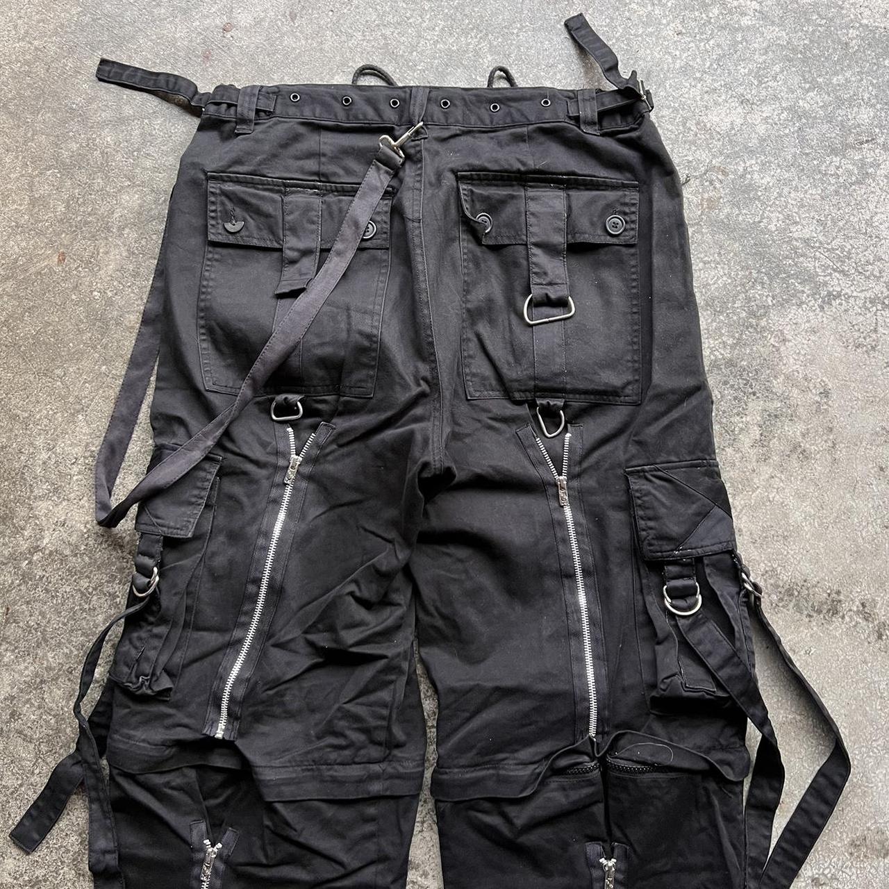 Vintage 90s Tripp NYC Gothic Rave Zipper Pants Size: | Depop