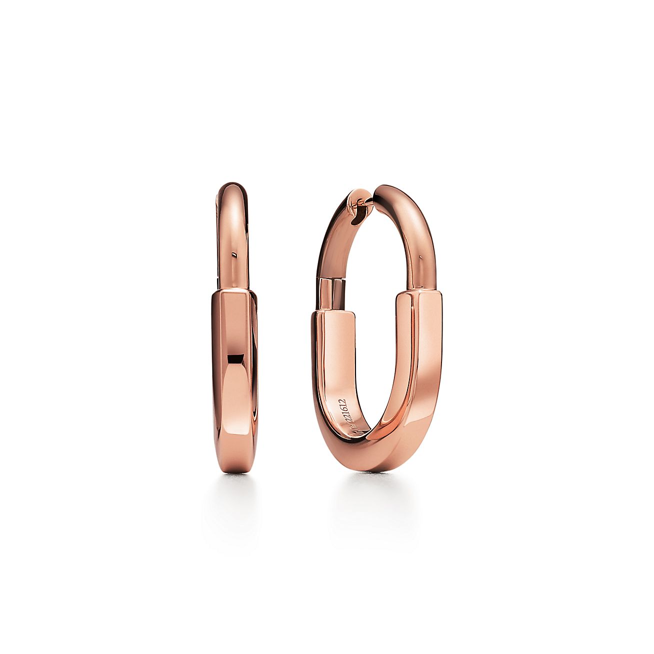 ティファニー ロック ピアス ローズゴールド（ミディアム） | Tiffany