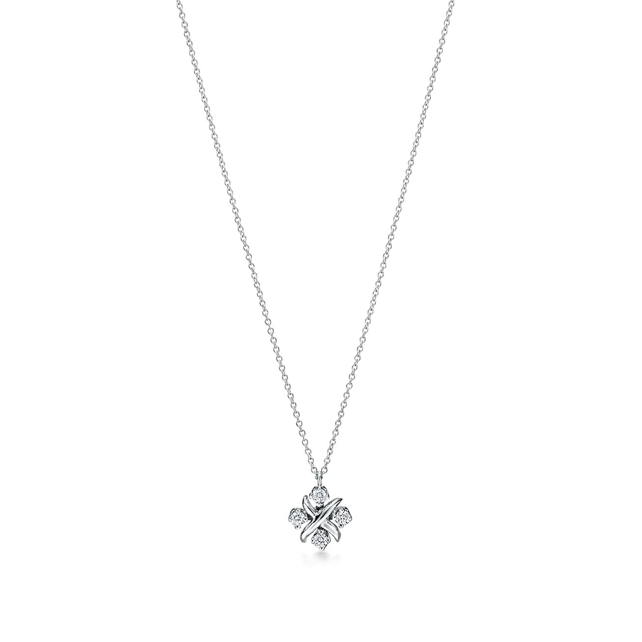 Sixteen Stone by Tiffany ペンダント ダイヤモンド プラチナ