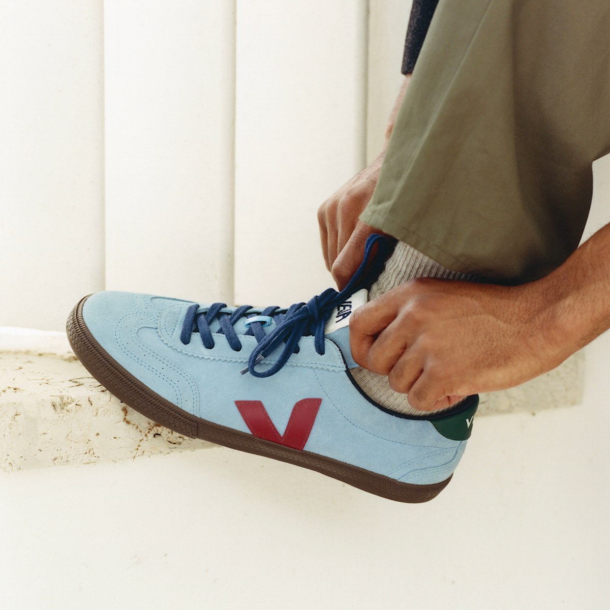 VOLLEY SUEDE AQUA MARSALA EAGLE | VEJA
