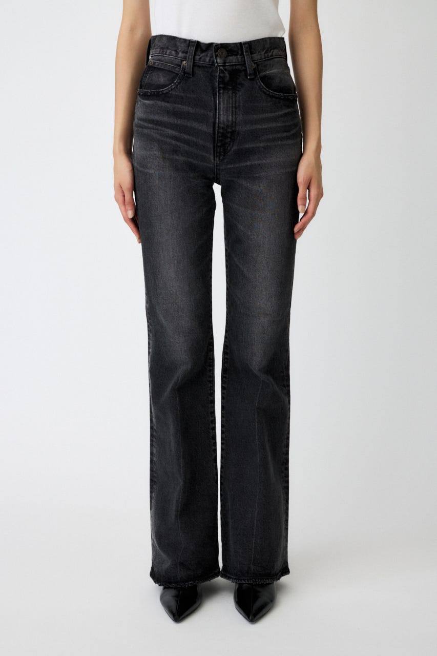 MOUSSY | MVS BLACK FLARE (フレア ) |SHEL'TTER WEBSTORE