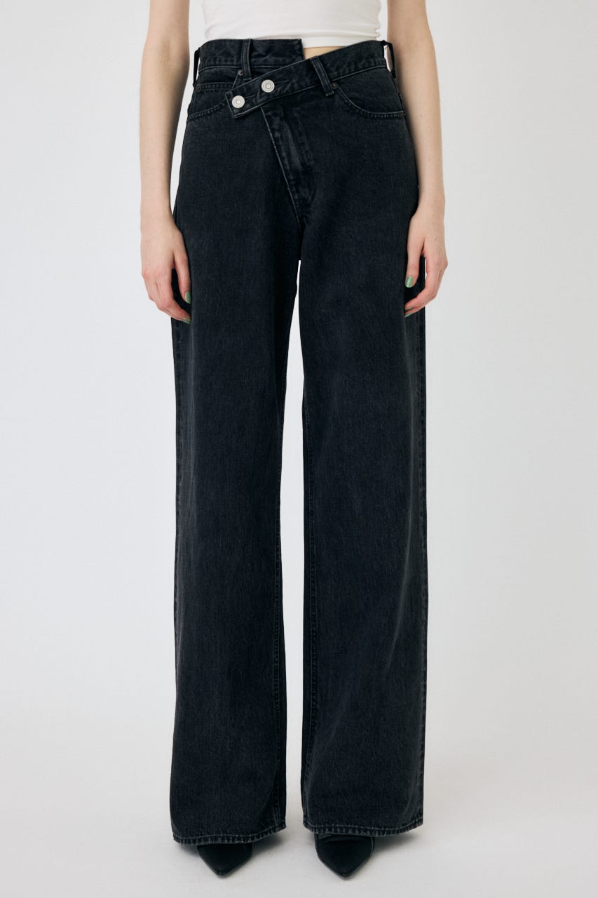 MOUSSY | CROSS WAIST WIDE STRAIGHT (ワイド ) |SHEL'TTER WEBSTORE