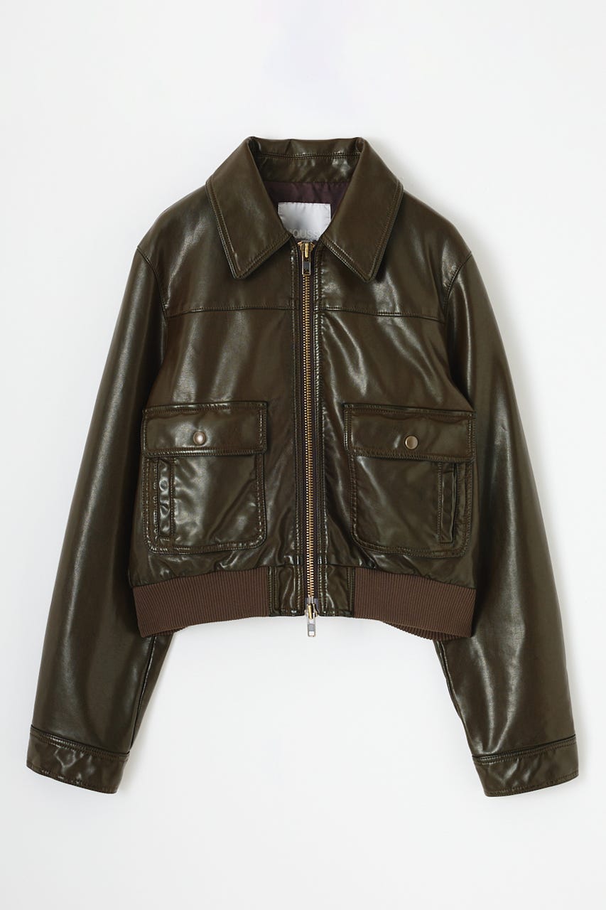 MOUSSY | COMPACT F/LEATHER ブルゾン (ブルゾン ) |SHEL'TTER WEBSTORE
