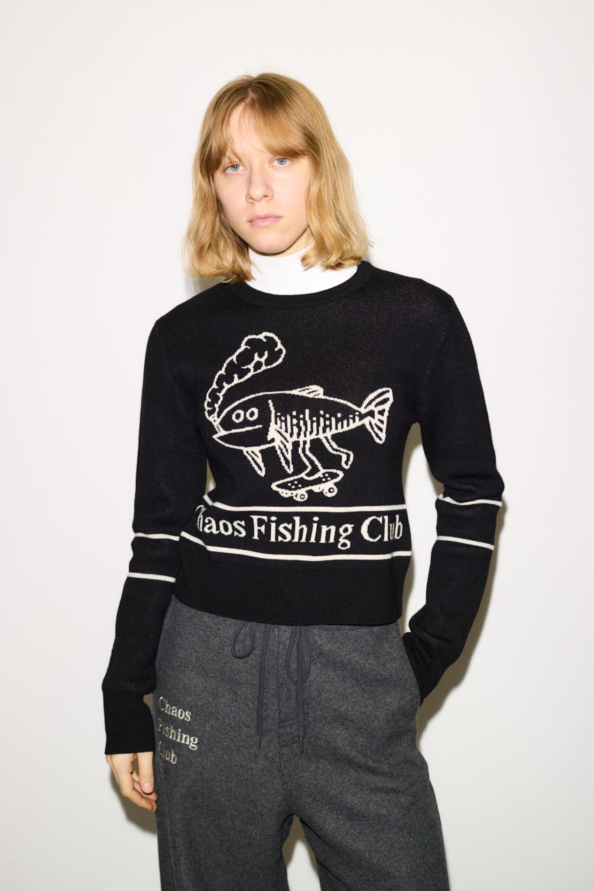 THROW by SLY | 【THROW】Chaos Fishing Club KNIT トップス (ニット