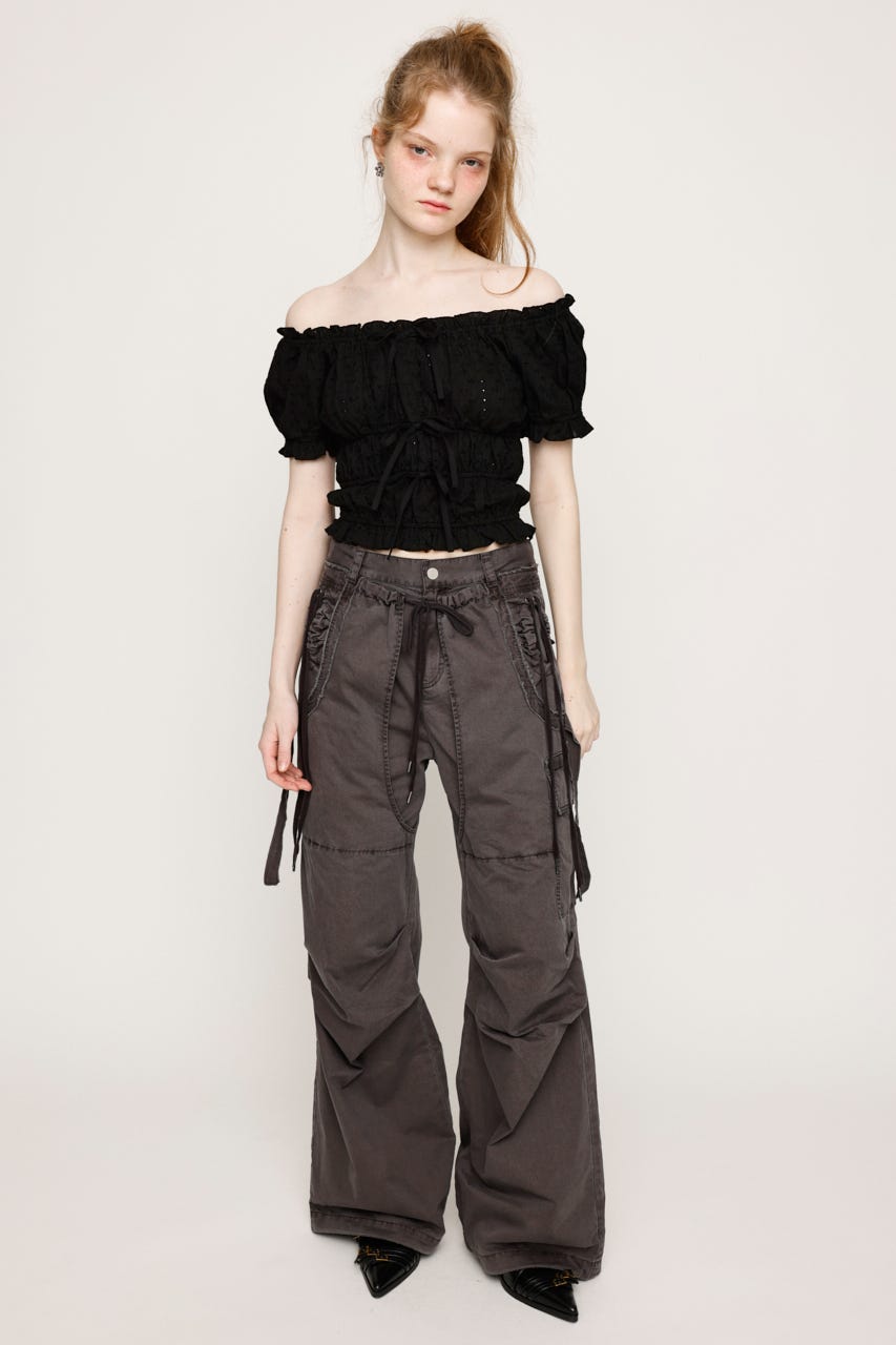 SLY | TUCK WIDE WOVEN パンツ (パンツ ) |SHEL'TTER WEBSTORE