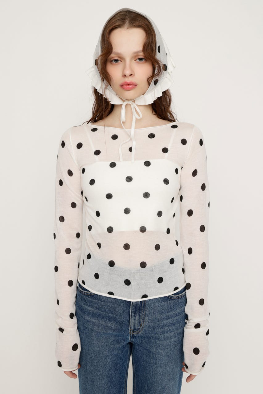 SLY | MICHIXSLY DOTS KNIT トップス (ニット ) |SHEL'TTER WEBSTORE