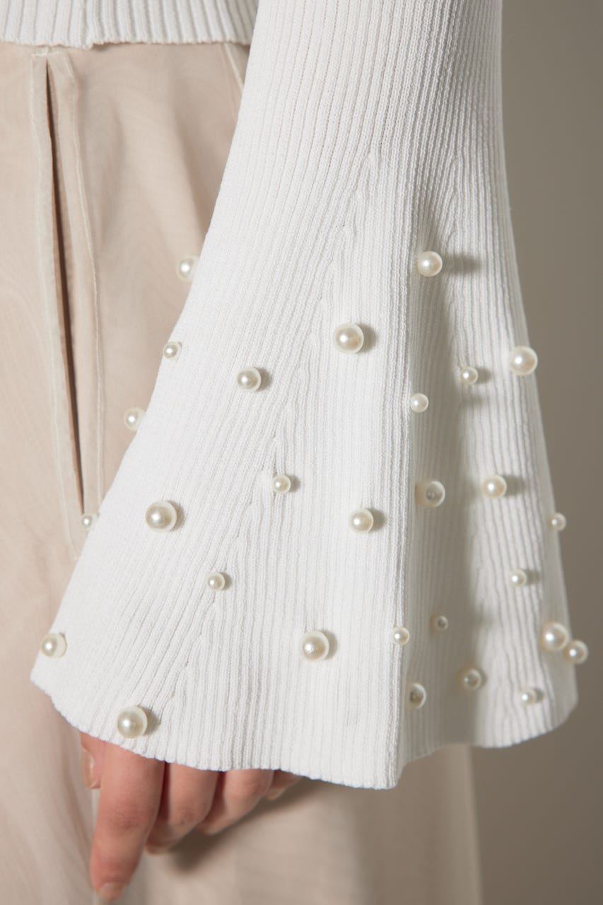 rienda | リボンオフショルダーニットトップス (ニット ) |SHEL'TTER