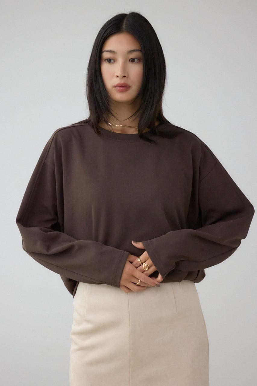 AZUL BY MOUSSY | コクーンカットロングスリーブトップス (Tシャツ