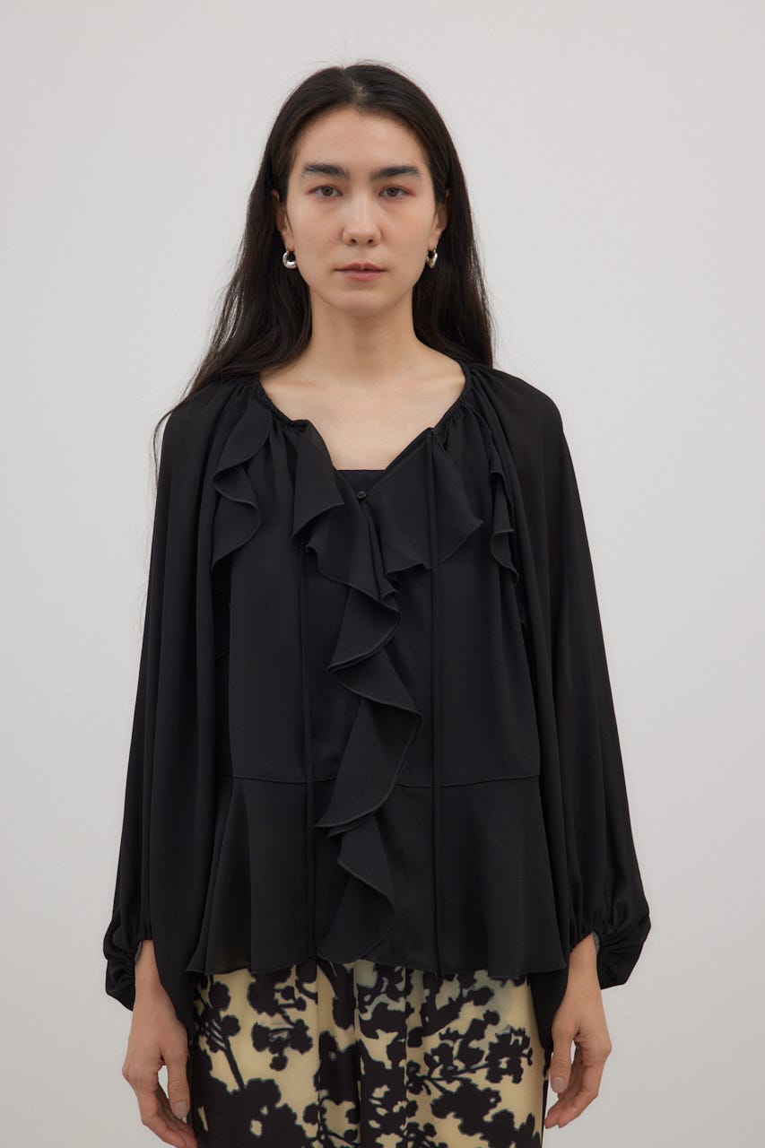 AZUL BY MOUSSY | ラッフルブラウス (シャツ・ブラウス ) |SHEL'TTER