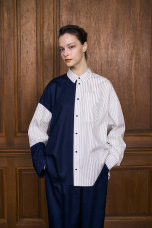 SUIT SHIRT｜38｜D/BLU｜SHIRTS AND BLOUSES｜ENFÖLD OFFICIAL ONLINE