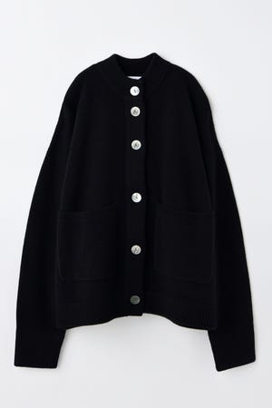 box cardigan｜M｜Black｜knit wear｜någonstans official online