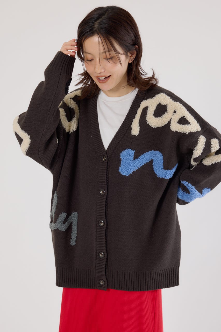 RODEO CROWNS WIDE BOWL | LETTER LOGOニットカーディガン