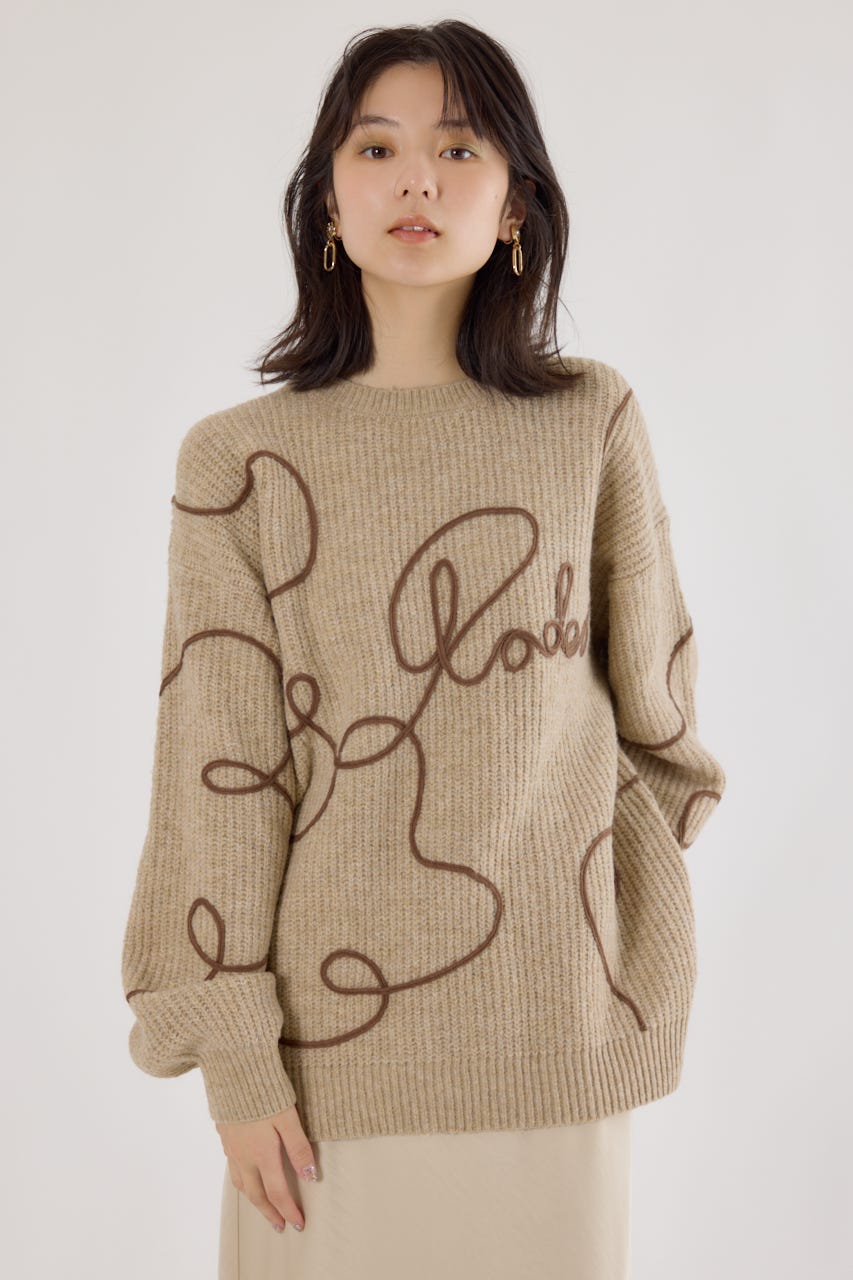 RODEO CROWNS WIDE BOWL | Embroideryラインロゴニットトップス