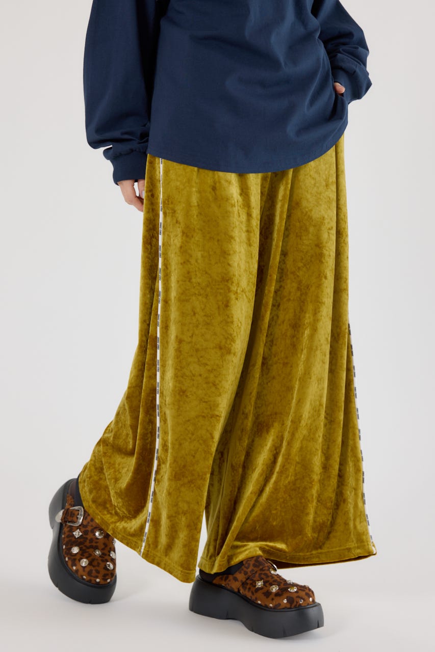 RODEO CROWNS WIDE BOWL | フレアバギーベロアパンツ (パンツ ) |SHEL