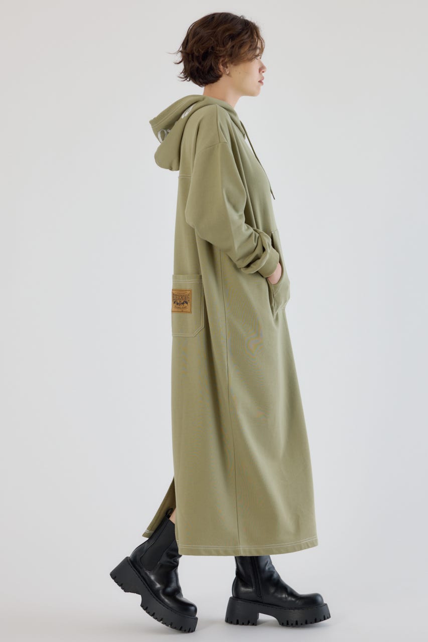 RODEO CROWNS WIDE BOWL | RCSカラーステッチパーカーワンピース