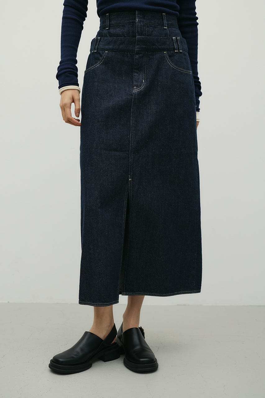 STYLEMIXER | ダブルウエストデニムスカート (スカート ) |SHEL'TTER