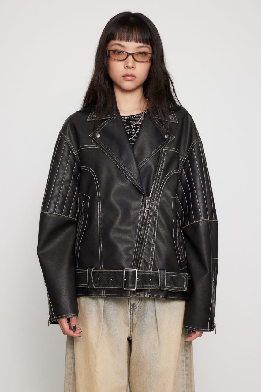 LAGUA GEM | BELTED OVER VINTAGE ジャケット (ジャケット ) |SHEL