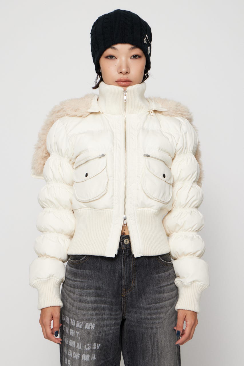 LAGUA GEM | HOODIE ZIP STITCH ブルゾン (コート ) |SHEL'TTER WEBSTORE