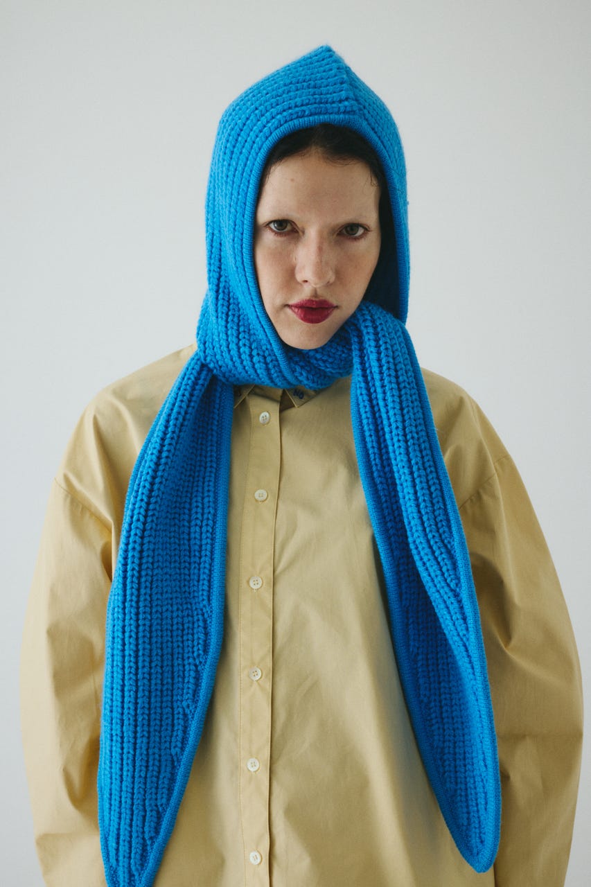 HeRIN.CYE | Knit muffler cap (帽子 ) |SHEL'TTER WEBSTORE