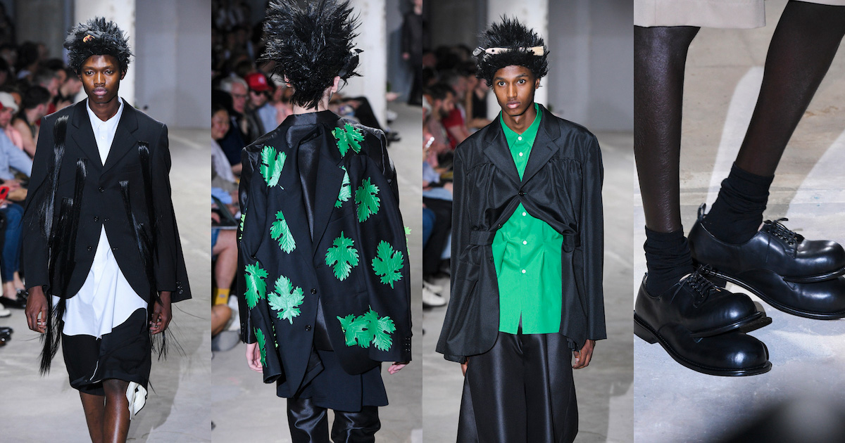 コム デ ギャルソン・オム プリュス」は現実を超越する 2024年春夏は