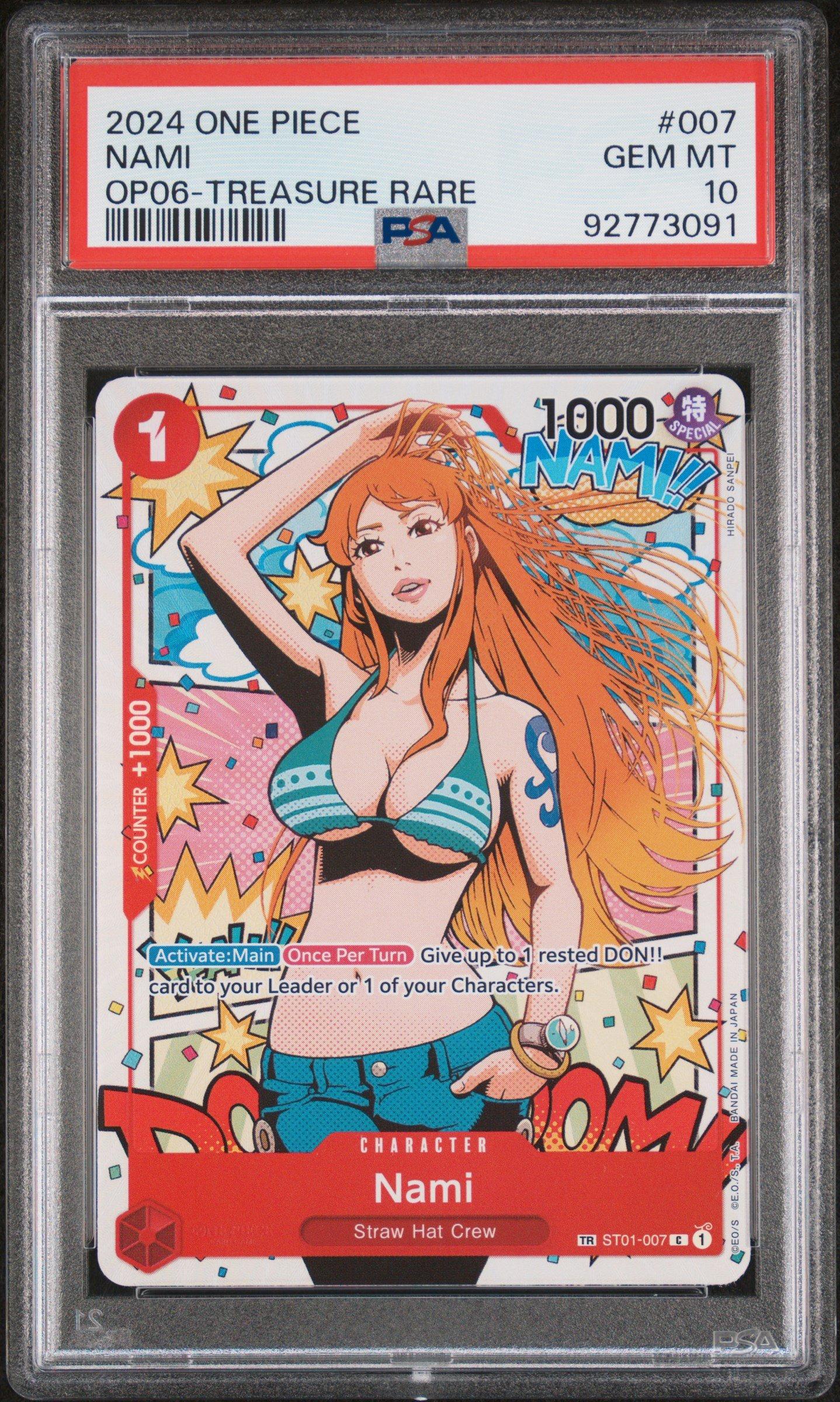 PSA9 ナミ トレジャーレアTREASURE RARE 海外限定 prod-