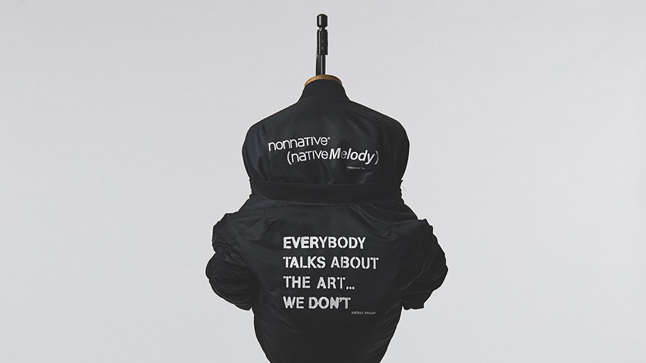 ノンネイティブ×フラグメント&アーティストプルーフによるMA-1が登場