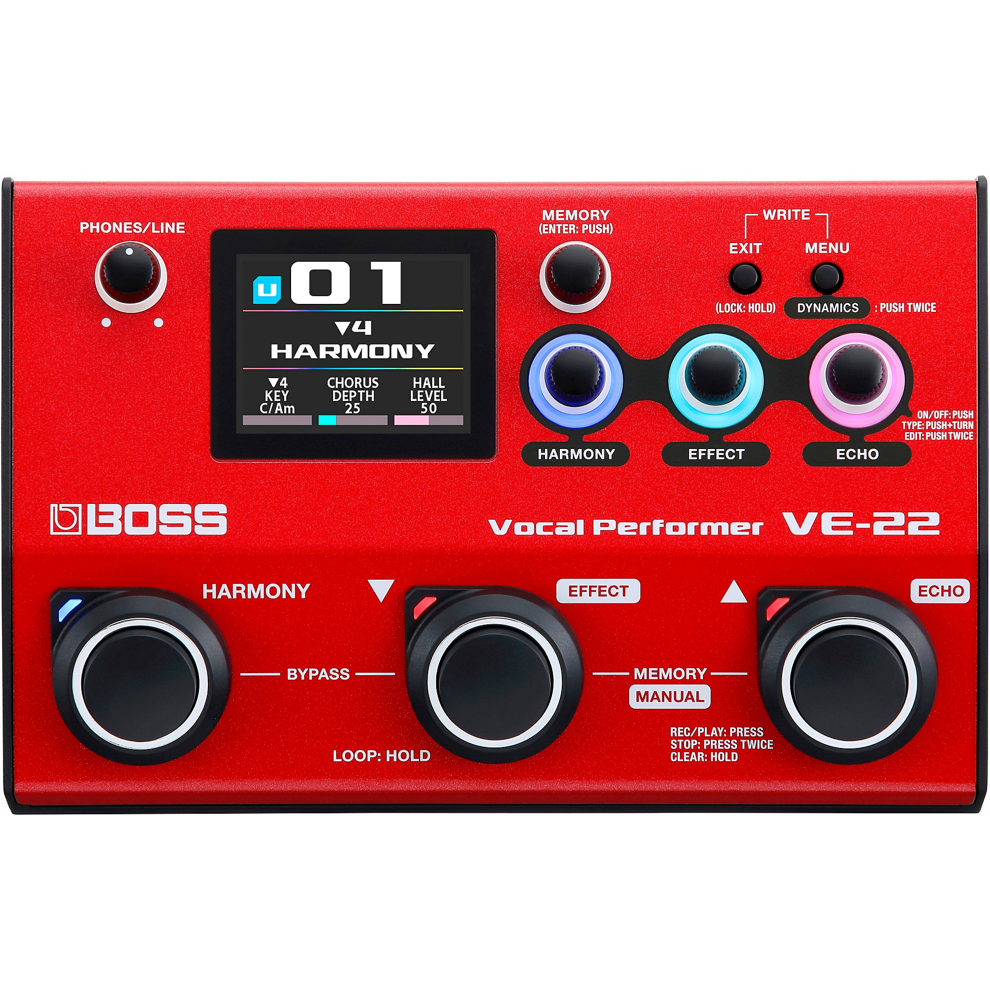 BOSS VE-22 Vocal Performer Effects Processor | Guitar Center