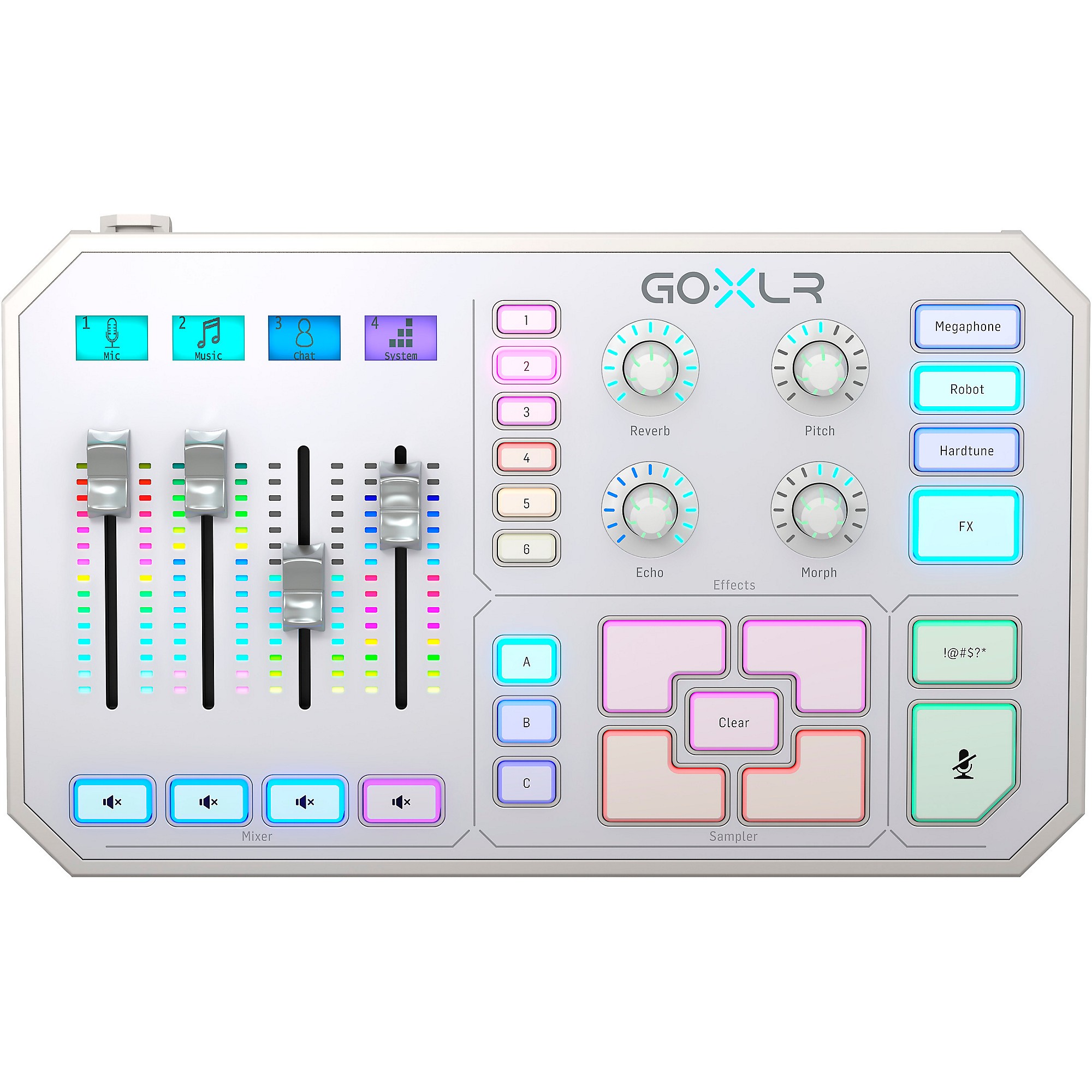 TC Helicon GoXLR 4-channel USB Streaming Mixer with Voice FX and