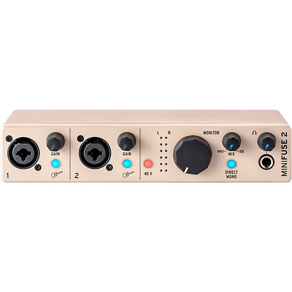 Arturia MiniFuse 2 USB-C Audio Interface - Champagne | Guitar Center