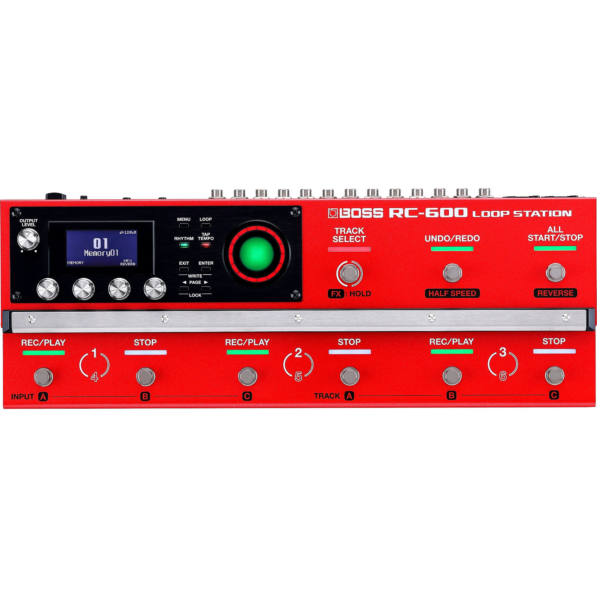 BOSS RC-600 Loop Station Effects Pedal Red | Guitar Center
