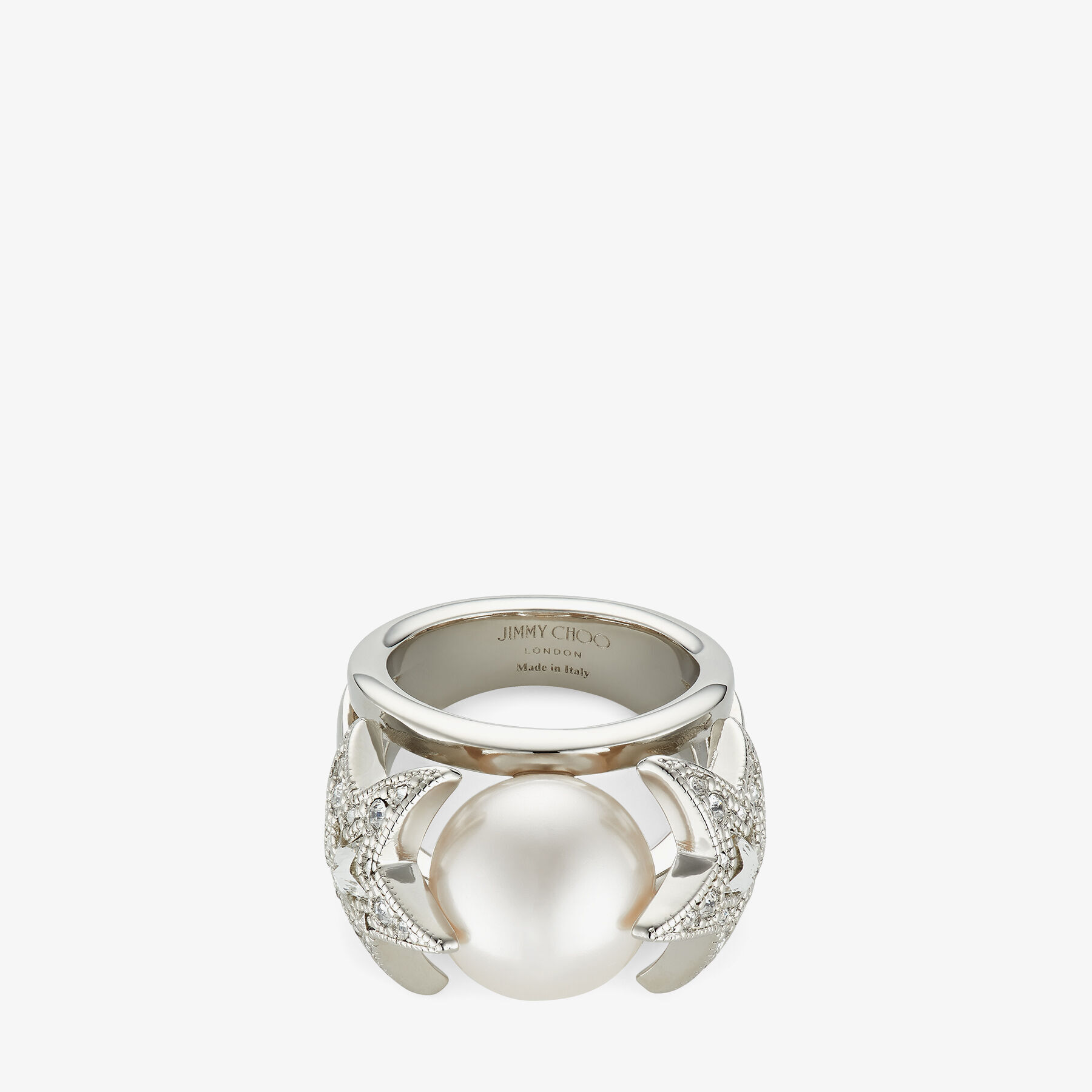 スワロフスキークリスタル付き シルバーフィニッシュメタルスター X