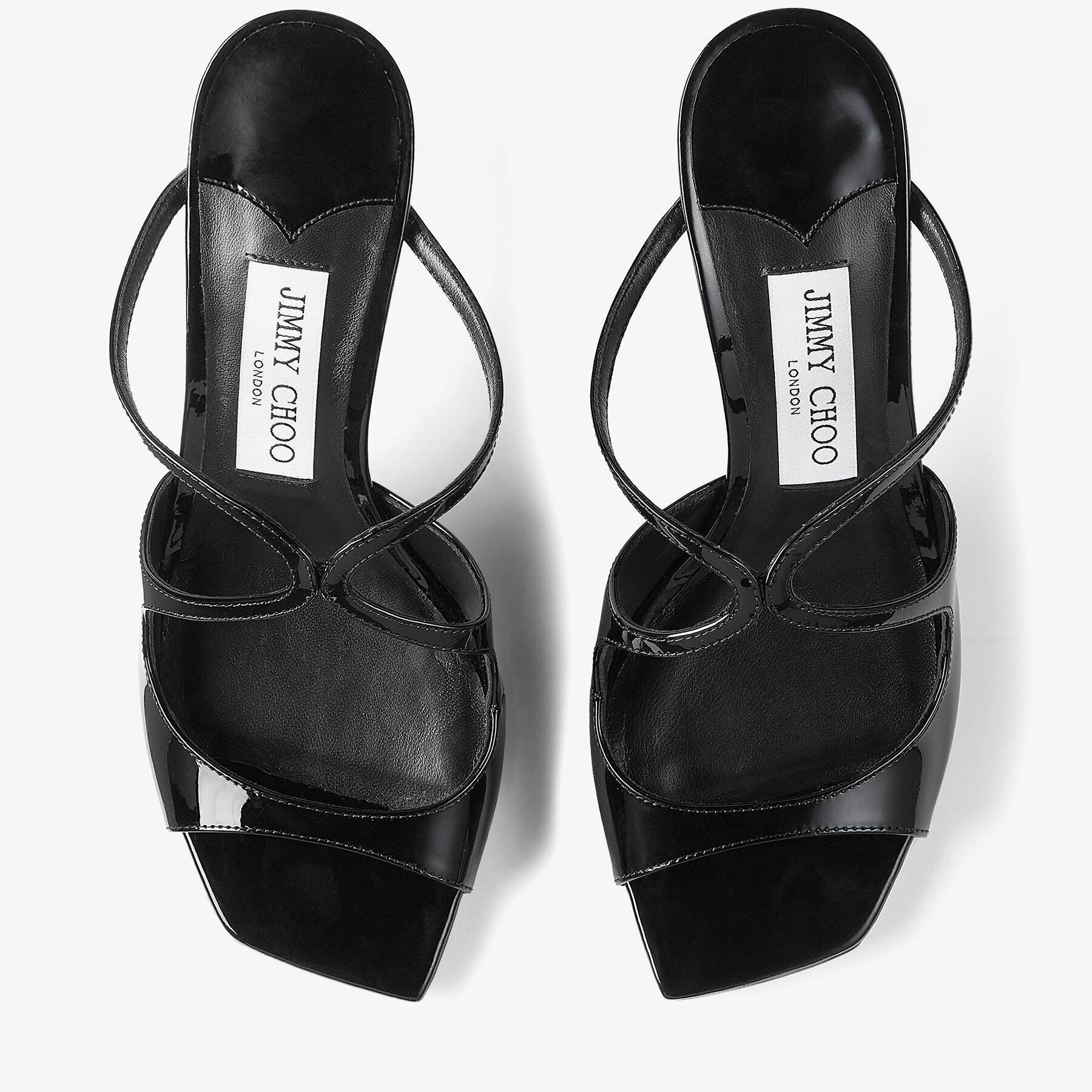 Black Patent Leather Mules | ANISE 75 | Spring/Summer 2023