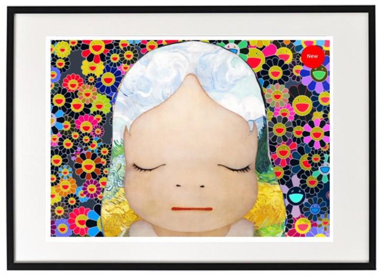 預訂] 村上隆太陽花奈良美智草間彌生DEATH NYC 潮流藝術畫Pop art