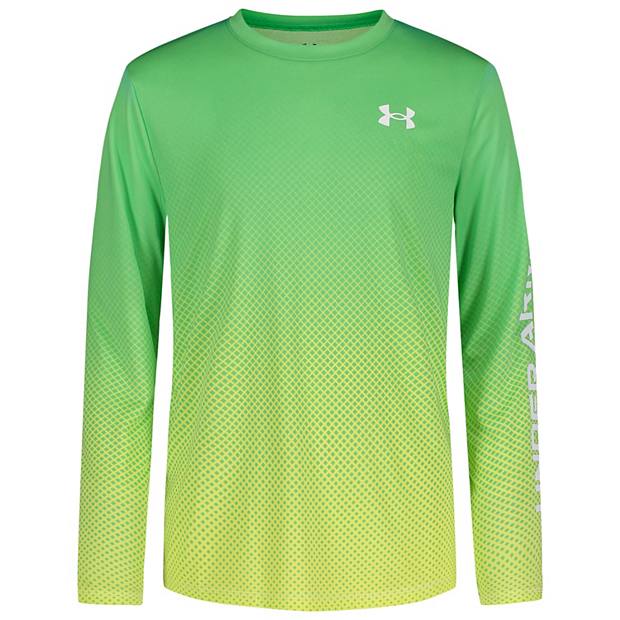 Boys 8-20 Under Armour Textured Gradient Logo Long Sleeve T-Shirt